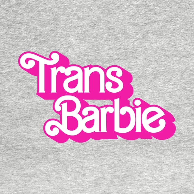 Trans Barbie Logo Barbie The Movie Style by Sparkle Star Store